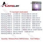 KIT 2000 LEDS RETROILUMINACION TV BACKLIGHT 2835 3535 2828 7030